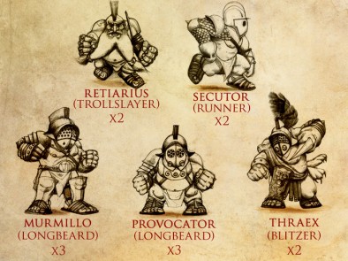 Dwarf Gladiator Team
