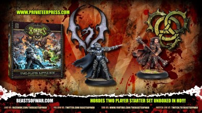 Hordes Two Player Starter Set Unboxed in HD!!!