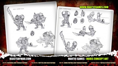 Mantic Games - Ogres Concept Art