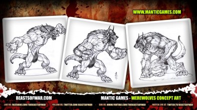 Mantic Games - Werewolves Concept Art