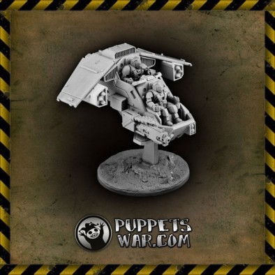 Puppets War - Thunderbolt Light Air Speeder Side