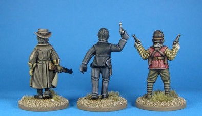 Tsuba Miniatures - Manchurian Bandits rear