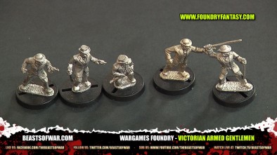 Wargames Foundry - Victorian Armed Gentlemen