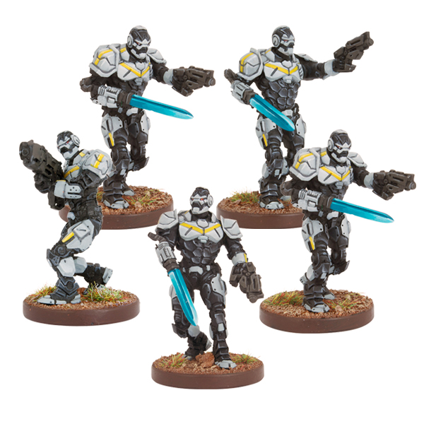 Mantic Games Enforcer Fazione Booster - Set 13 Modelli In Plastica - Gioco Da Tavolo E Wargame