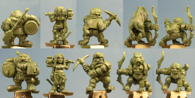 Final Dwarf Sculpts