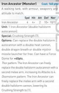 Iron Ancestor Updated Rules