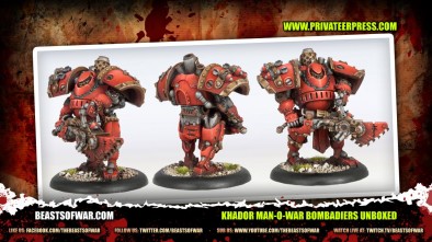 Khador Man-O-War Bombadiers UnBoxed