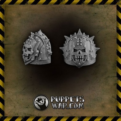 Puppets War - Iron Mutant Shoulder Pads