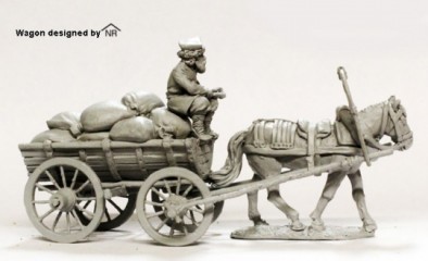 Single Horse Peasant or Cossack Wagon