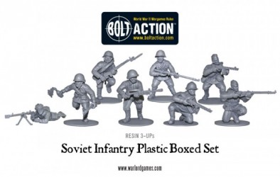 Soviety Infantry Plastic Miniatures