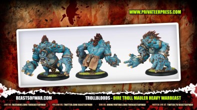 Trollbloods - Dire Troll Mauler Heavy Warbeast