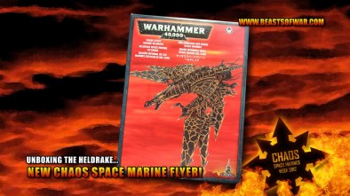 Unboxing the Heldrake... New Chaos Space Marine Flyer!