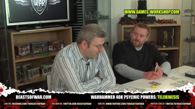 Warhammer 40K Psychic Powers: Telekinesis