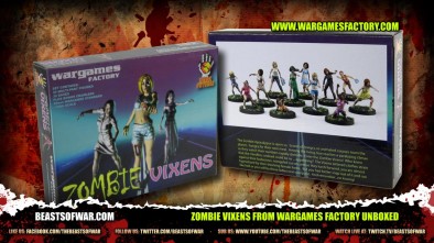 Zombie Vixens from Wargames Factory Unboxed
