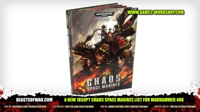 A New 1850pt Chaos Space Marines List for Warhammer 40K