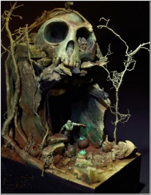 Pardulon - Monkey Skull Diorama