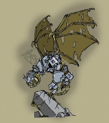 Undead Orc Wyvern Concept