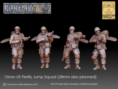 15mm US Firefly Jump Squad