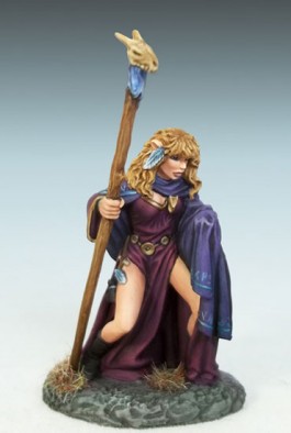 Female Elven Mage with Staff