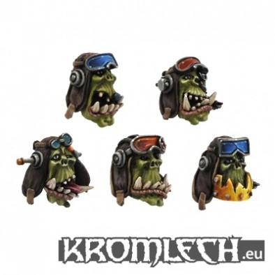 Kromlech Orc Pilot Heads