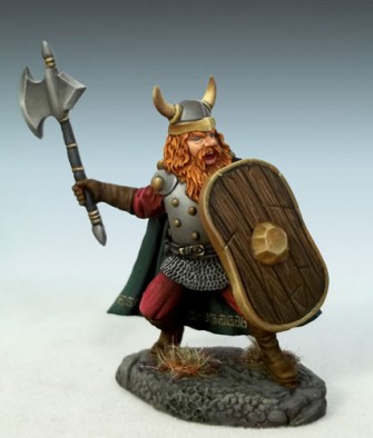 Male Dwarven Warrior With Battle Axe