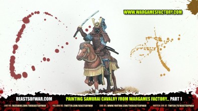 Painting Samurai Cavalry from Wargames Factory... Part 1