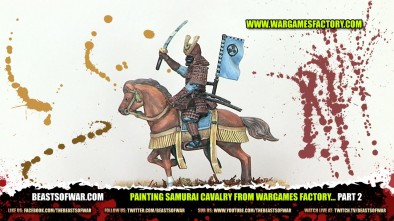 Painting Samurai Cavalry from Wargames Factory... Part 2