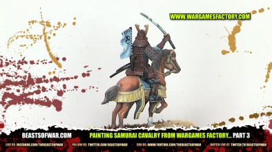 Painting Samurai Cavalry from Wargames Factory... Part 3
