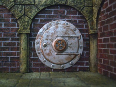 Thomarillion - Round Steel Door