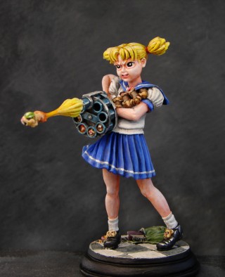 Armorcast - Anime School Girl with Hamster Gun