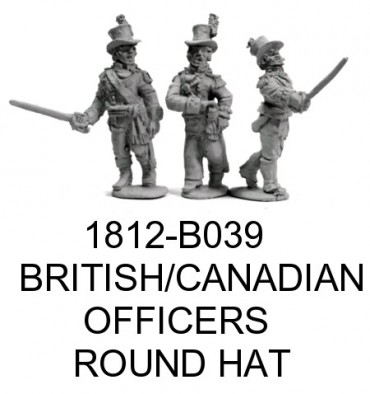 British & Canadian Officers in Round Hats