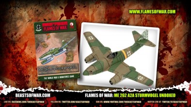 Flames of War: Me 262 A2a Sturmvogel Unboxed