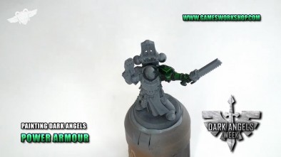 Painting Dark Angels Power Armour