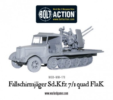 Fallschirmjager Sd.Kfz 71 quad FlaK #1