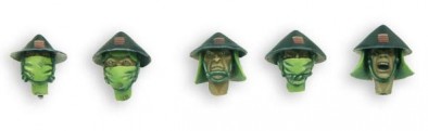 MaxMini - Ashigaru Heads