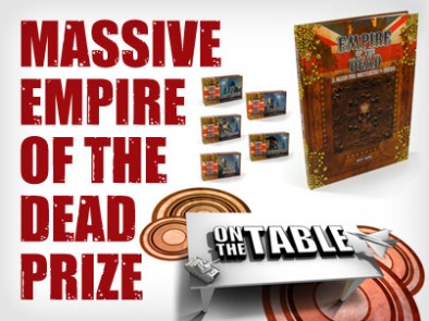 On the Table: Massive Empire of the Dead Prize Draw!