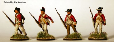 American War of Independence British Infantry Miniatures