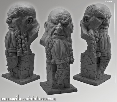 Baldur Dwarf Bust