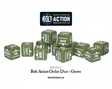 Bolt Action Dice Green