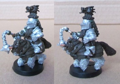 Dwarf Knight With Flail