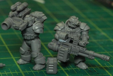 Exo-Lord Missile launcher Autocannon and Black Ops Suppression Team