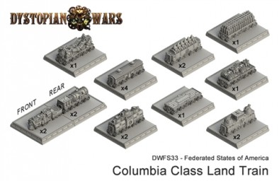 Federated States of America Columbia Class Land Train