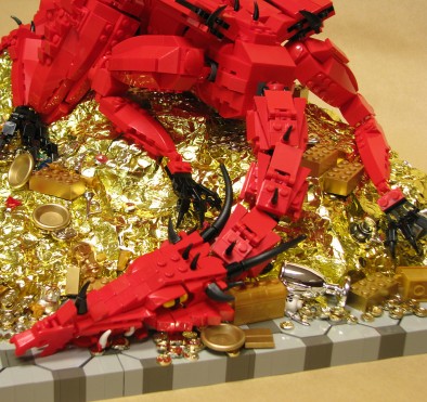 LEGO Smaug Close-Up