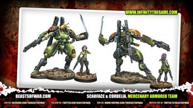 Scarface & Cordelia, Mercenary Armored Team