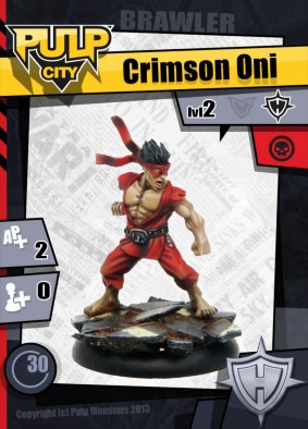 Crimson Oni Profile Card