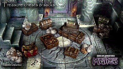 Dark Art Treasure Chests and Sacks