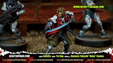 Game: Infinity Army: Yu Jing Model(s): Domaru Takeshi “Neko” Oyama