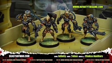 Game: Infinity Army: Tohaa Model(s): Chaksa Auxiliars