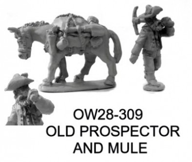 Old Prospector & Mule