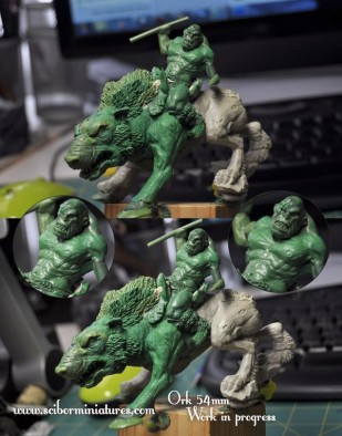 54mm Orc Rider